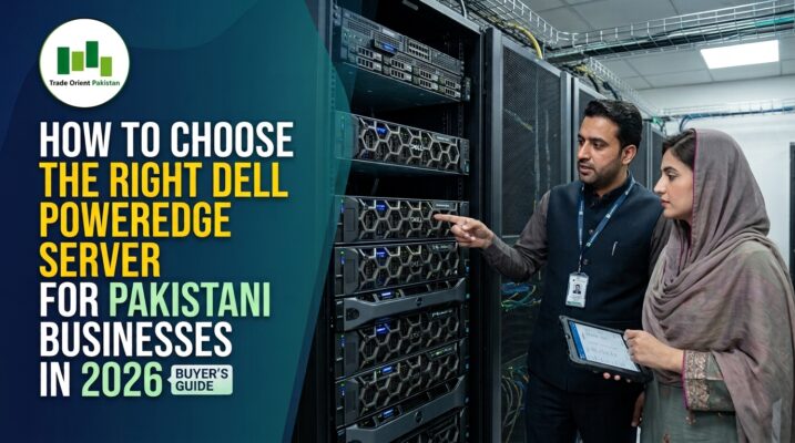 Dell PowerEdge server selection guide for Pakistani businesses showing rack and tower servers